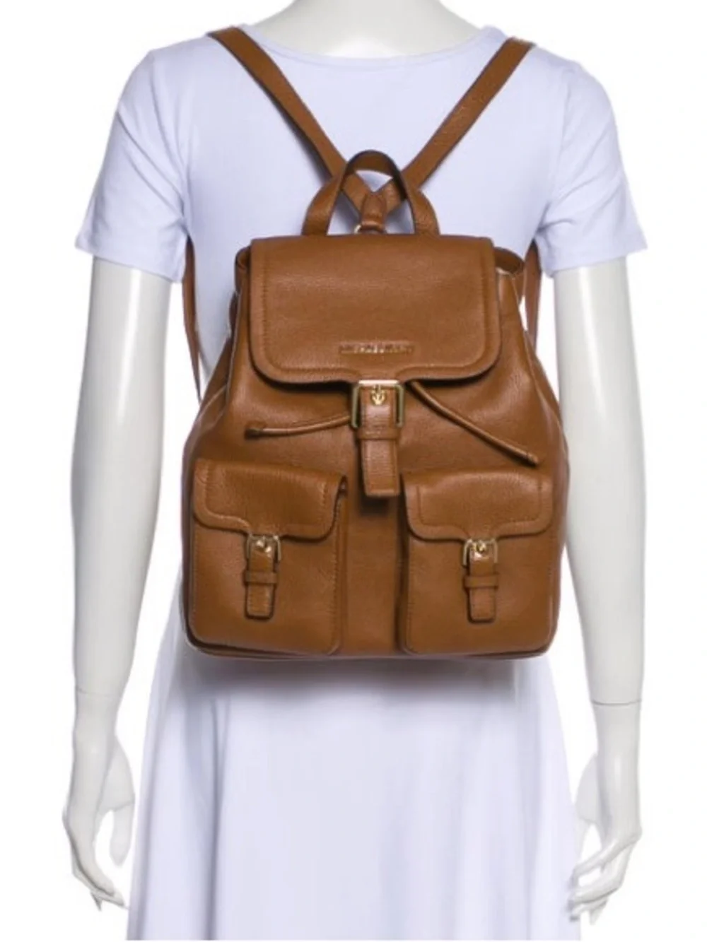 Michael Kors Susie Leather backpack Tan / Camel Excellent Condition